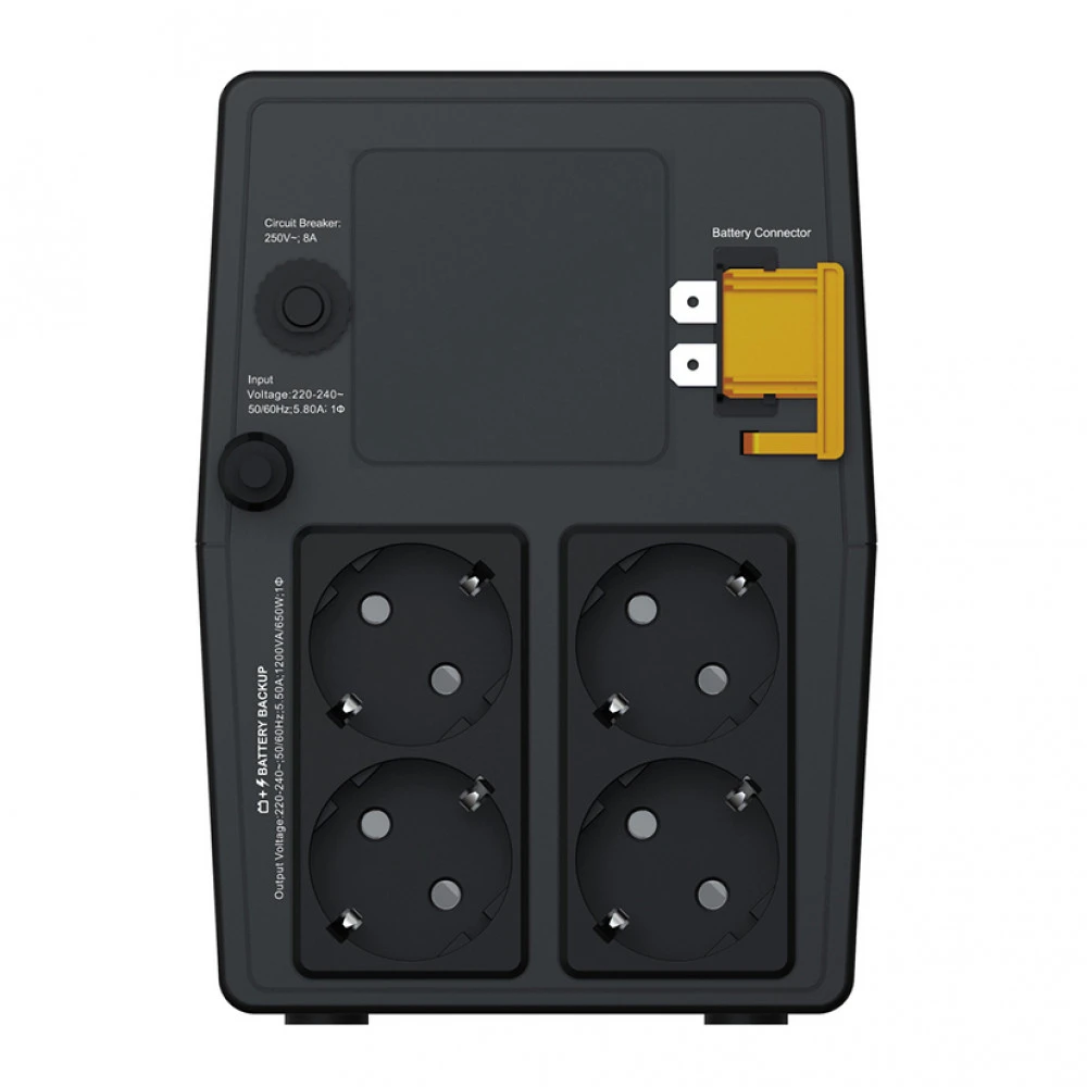 Источник бесперебойного питания APC BVG1200I-GR 1200 ВА, 650 Вт