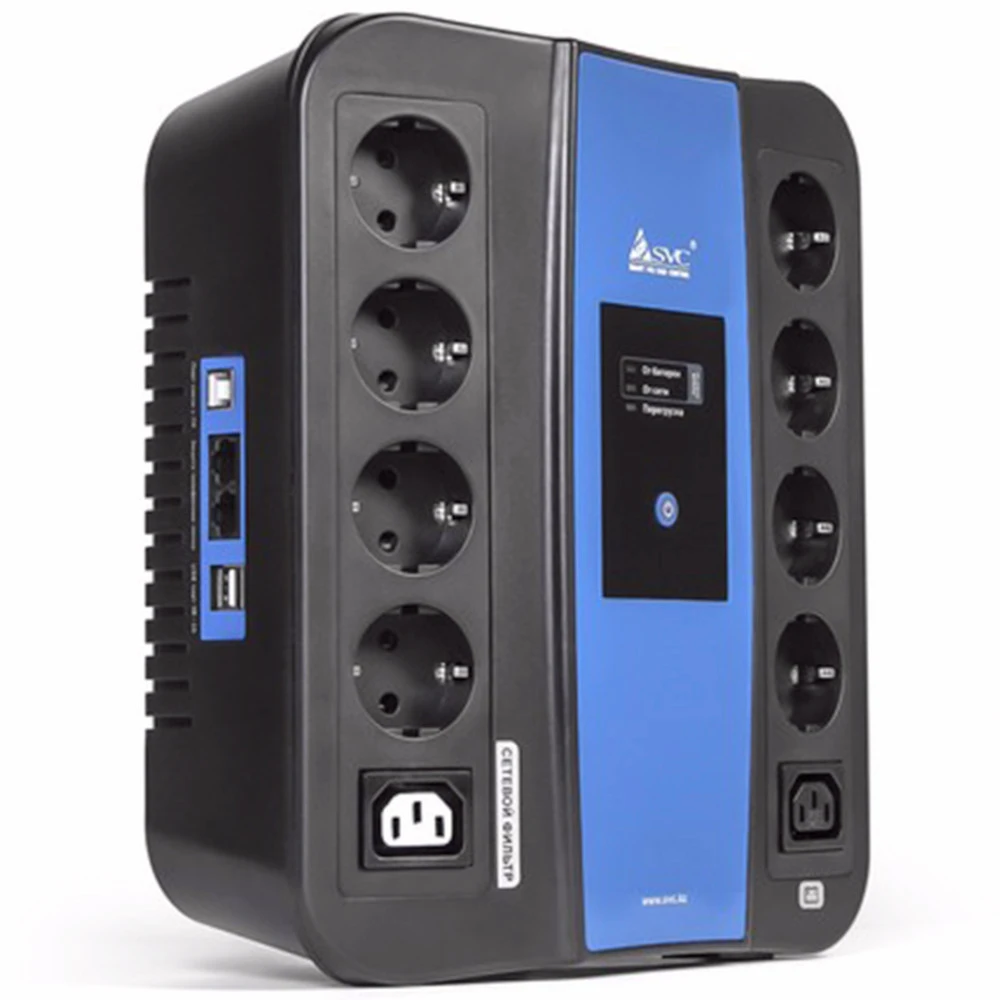 Источник бесперебойного питания SVC U-600 600 ВА, 360 Вт