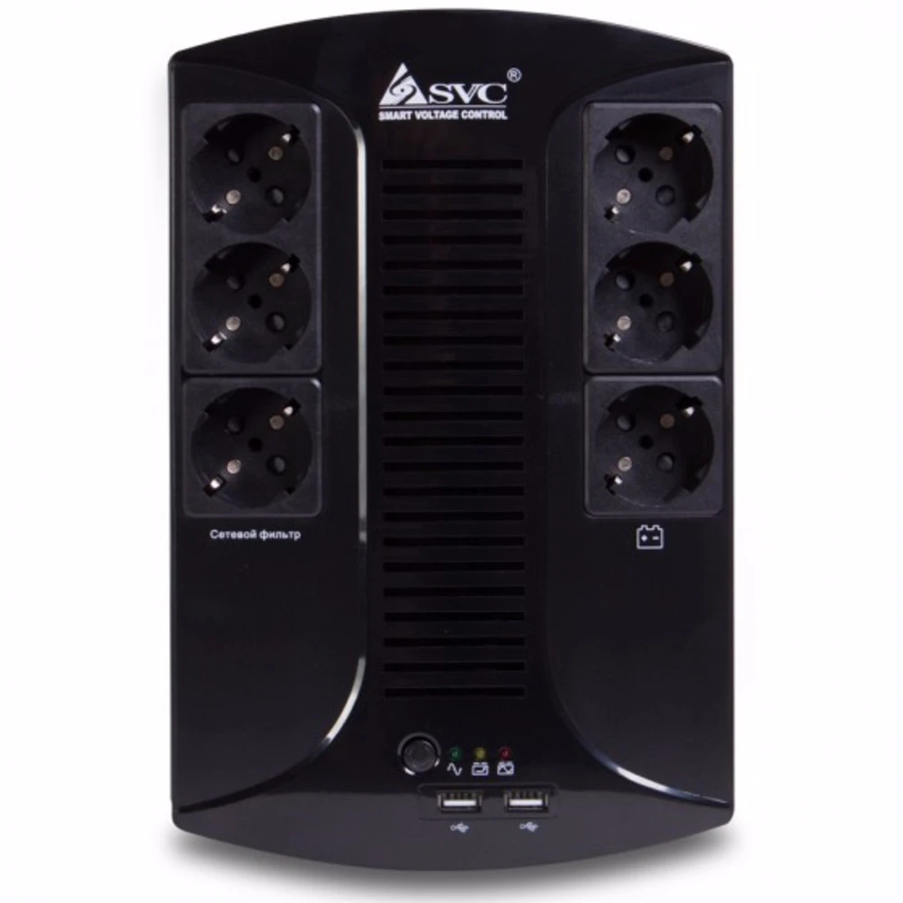Источник бесперебойного питания SVC U-650-L 650 ВА, 390 Вт
