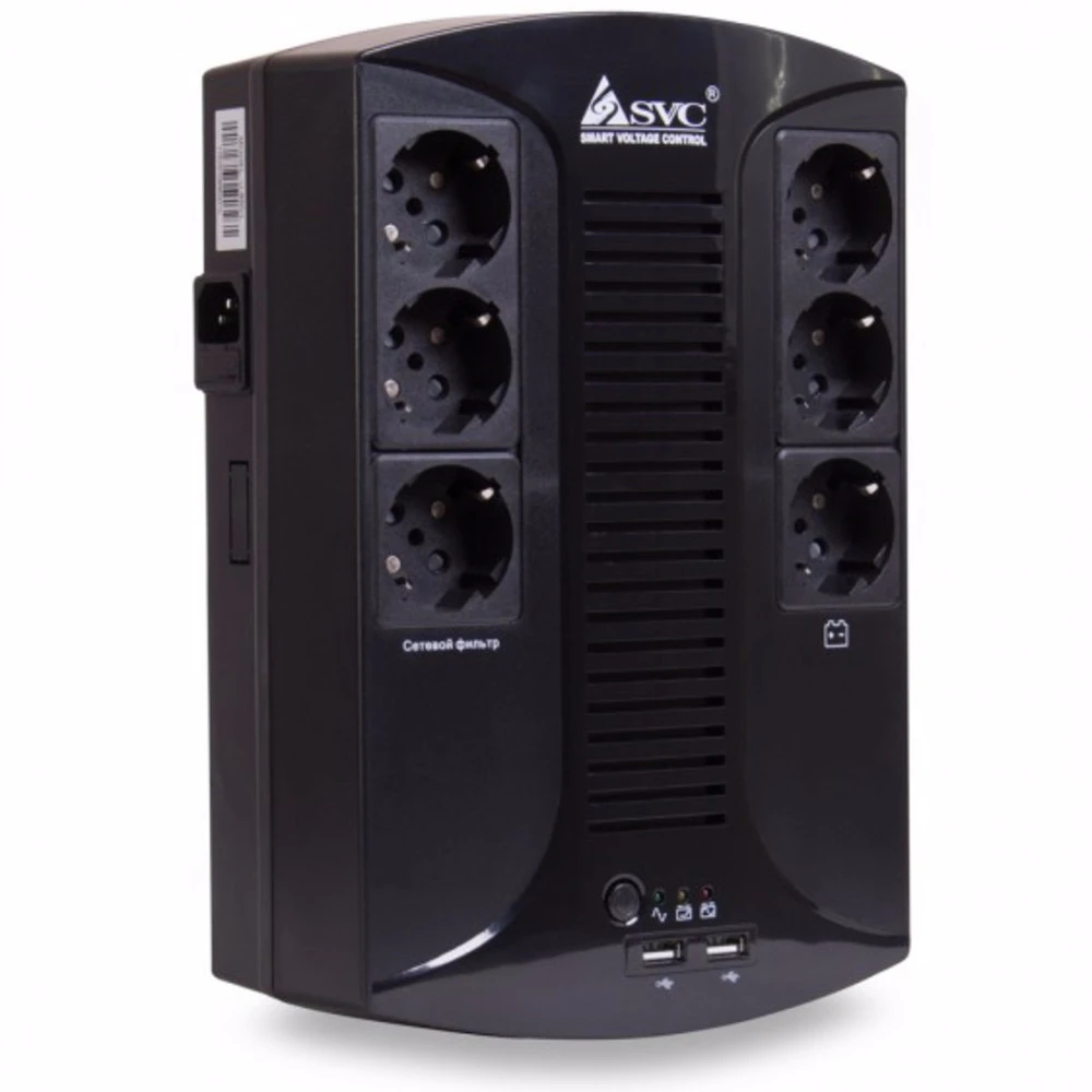 Источник бесперебойного питания SVC U-850-L 850 ВА, 510 Вт