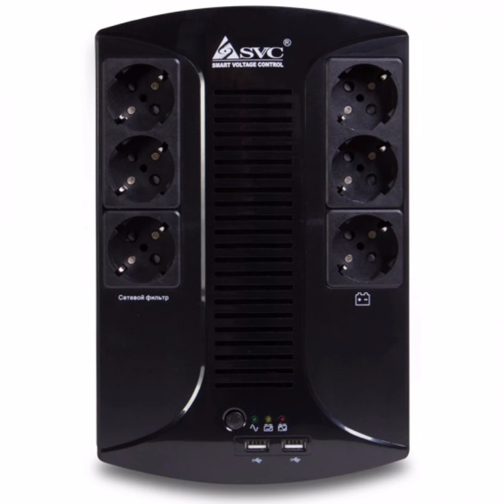 Источник бесперебойного питания SVC U-850-L 850 ВА, 510 Вт