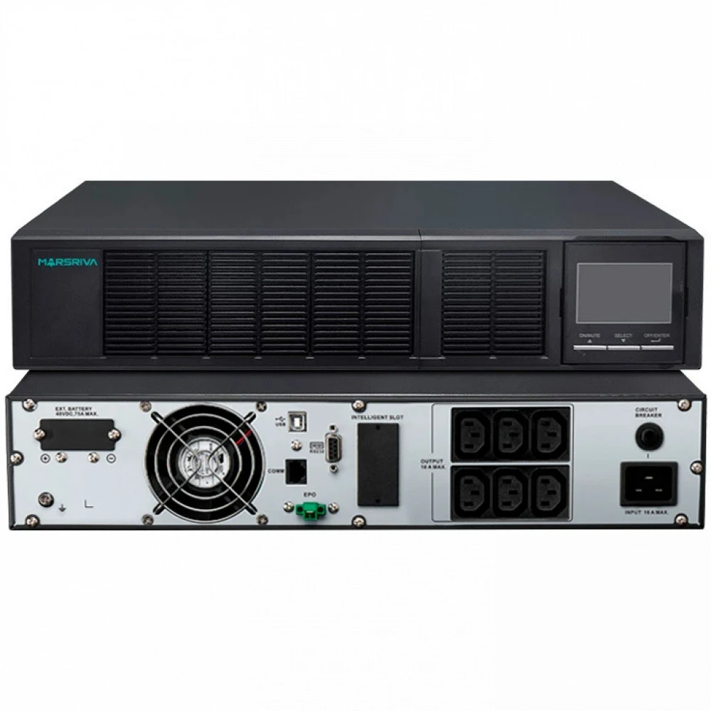 Источник бесперебойного питания MARSRIVA MR-UL1KRT-H 31059741 1000 ВА, 900 Вт