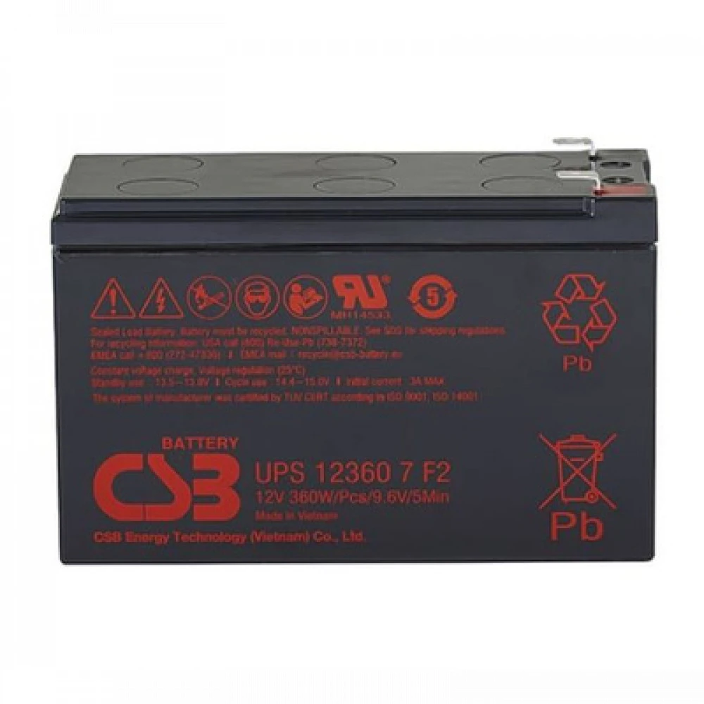 Сменные аккумуляторы АКБ для ИБП CSB UPS 12360 7 F2 12 В