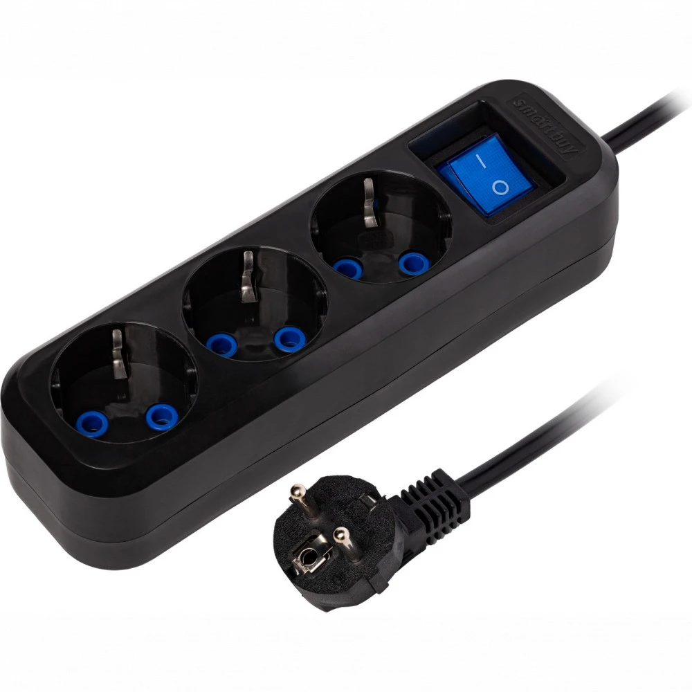 Сетевой фильтр SmartBuy SBE-MP-16-3-3b-ZS
