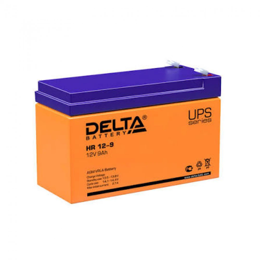 Сменные аккумуляторы АКБ для ИБП Delta Battery DELTA HR 12-9 12 В