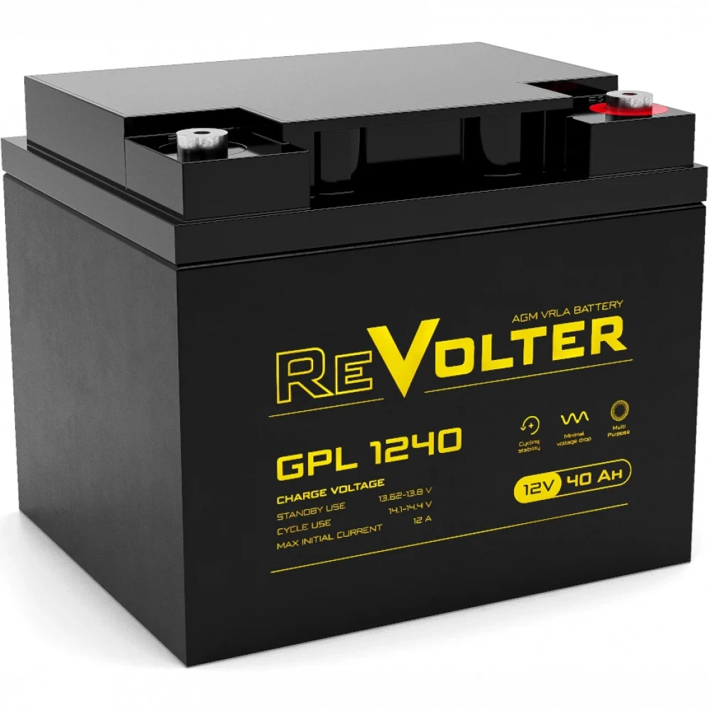 Сменные аккумуляторы АКБ для ИБП Revolter GPL 1240 12 В