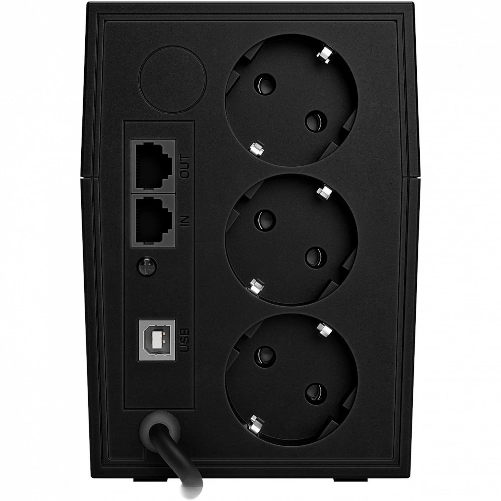 Источник бесперебойного питания Powercom Raptor Plus RPT850EU 650 ВА, 390 Вт