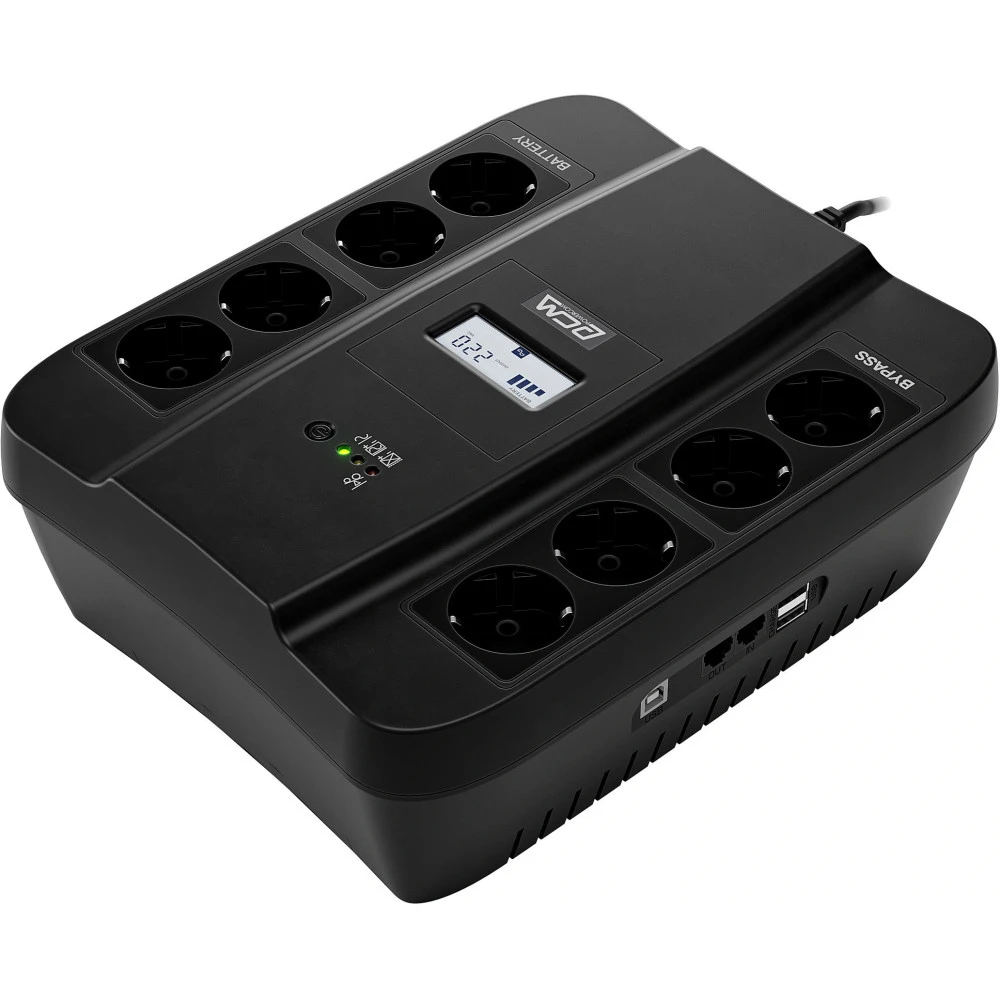 Источник бесперебойного питания Powercom Spider SPD750EU 750 ВА, 450 Вт