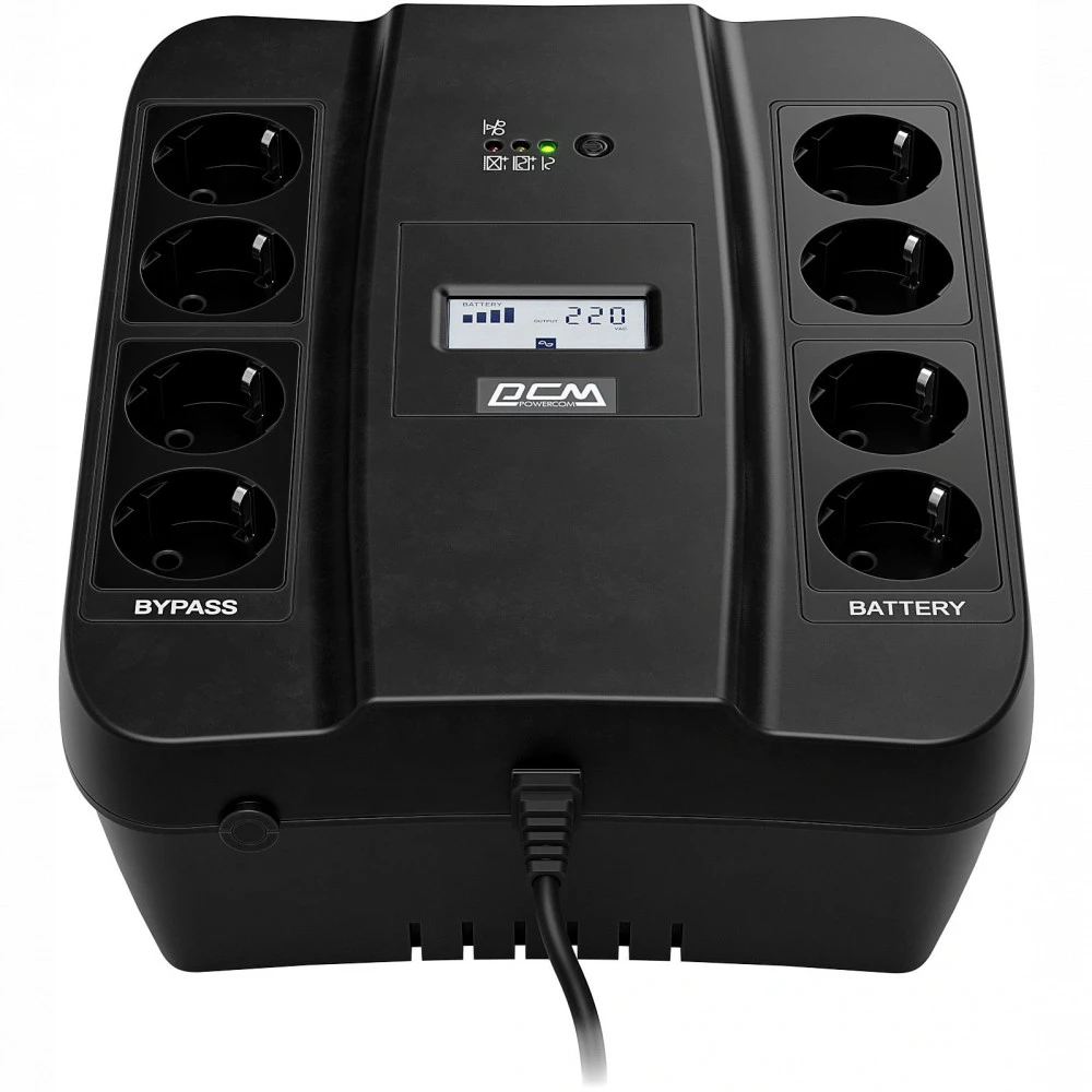 Источник бесперебойного питания Powercom Spider SPD750EU 750 ВА, 450 Вт