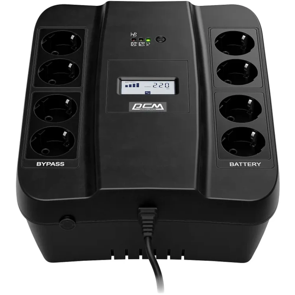 Источник бесперебойного питания Powercom Spider SPD1100EU 1100 ВА, 605 Вт