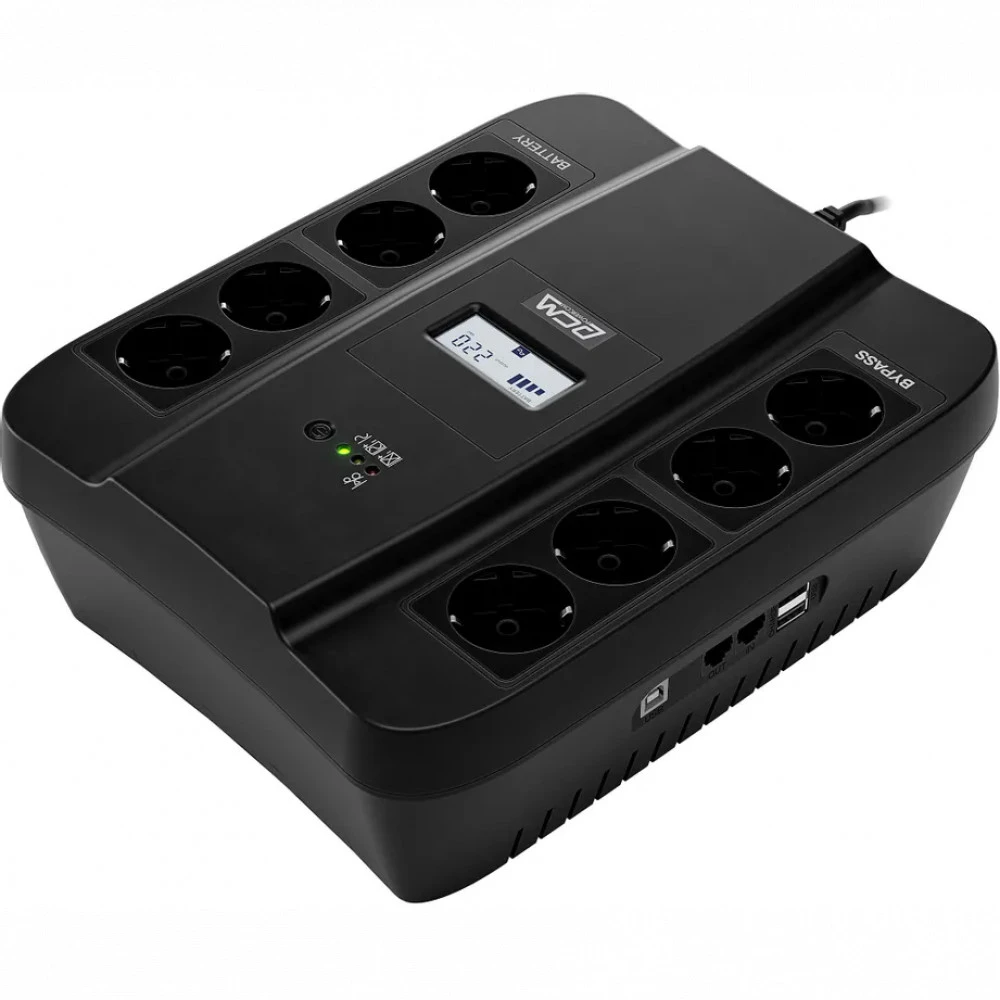 Источник бесперебойного питания Powercom Spider SPD1100EU 1100 ВА, 605 Вт