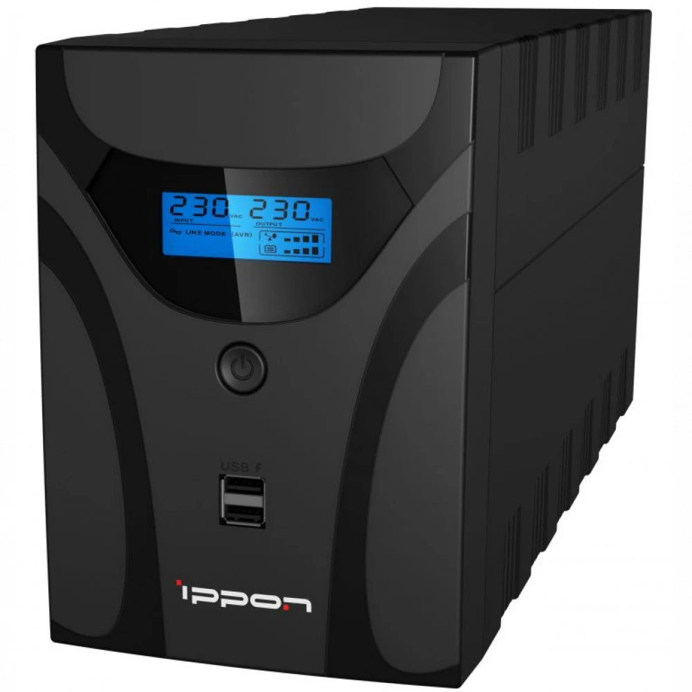 Источник бесперебойного питания IPPON Smart Power Pro II Euro 1600 i1029742 1600 ВА, 960 Вт