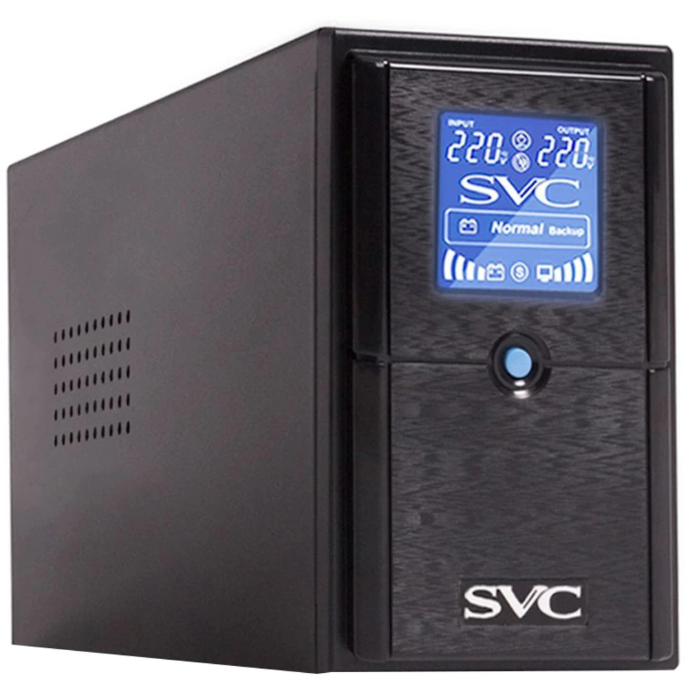 Источник бесперебойного питания SVC V-600-L-LCD 600 ВА, 360 Вт