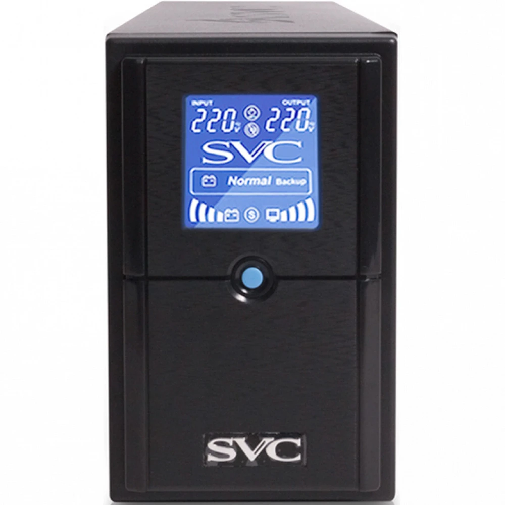 Источник бесперебойного питания SVC V-650-L-LCD 650 ВА, 390 Вт
