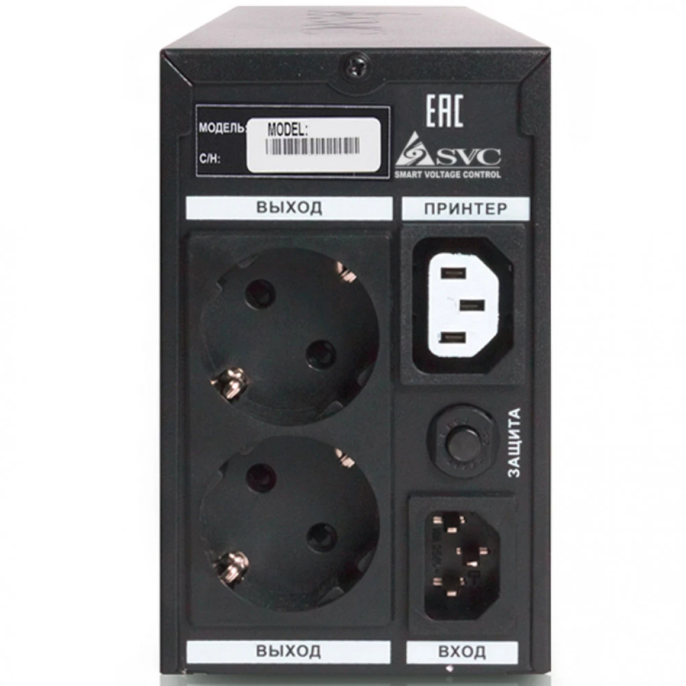 Источник бесперебойного питания SVC V-800-L-LCD 800 ВА, 480 Вт