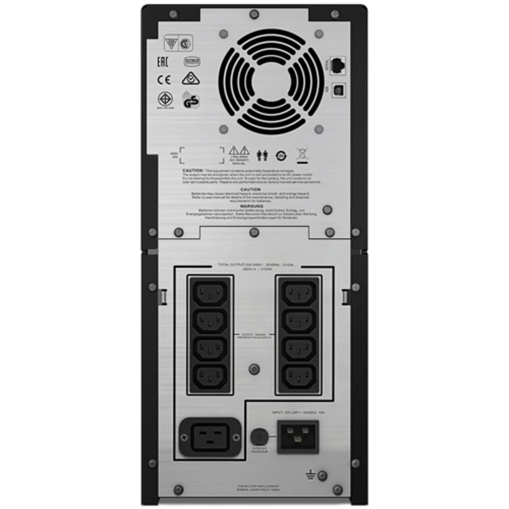 Источник бесперебойного питания APC Smart-UPS C 3000 SMC3000I 3000 ВА, 2100 Вт