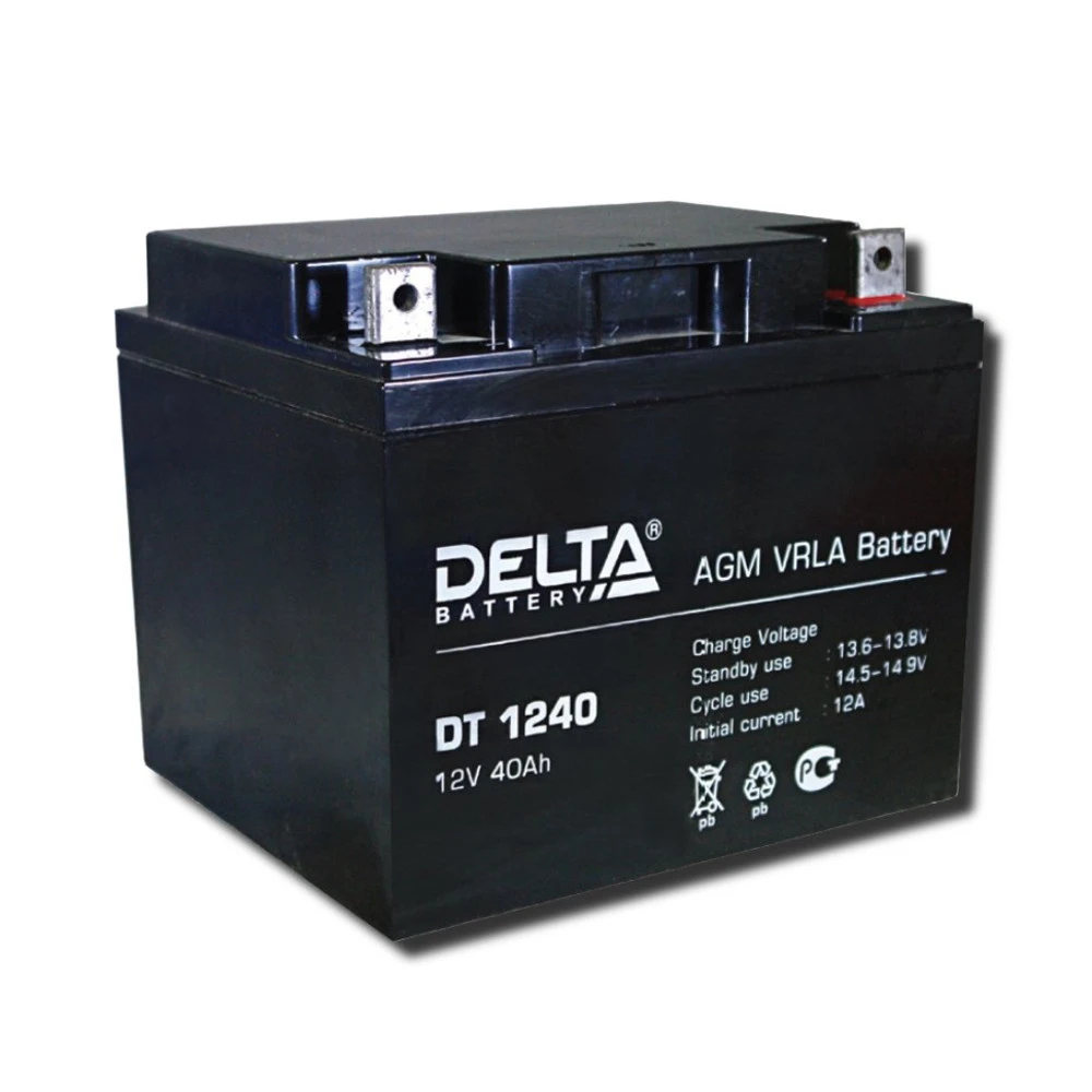 Сменные аккумуляторы АКБ для ИБП Delta Battery DT 1240 12 В