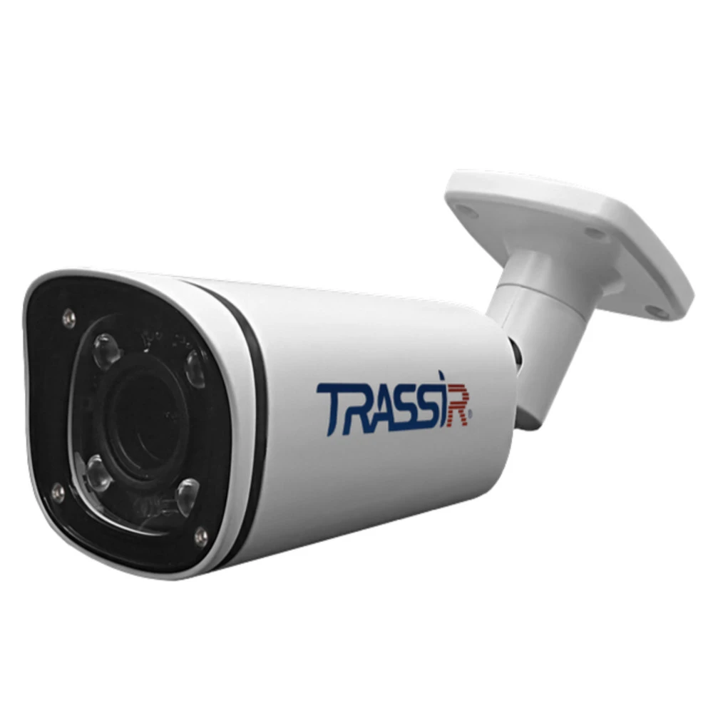 IP видеокамера Trassir TR-D2123IR6 Цилиндрическая, Уличная, Проводная, Вариофокальный объектив, 2.7 ~ 13.5 мм, 1/2.7", 2 Мп ~ 1920×1080 Full HD