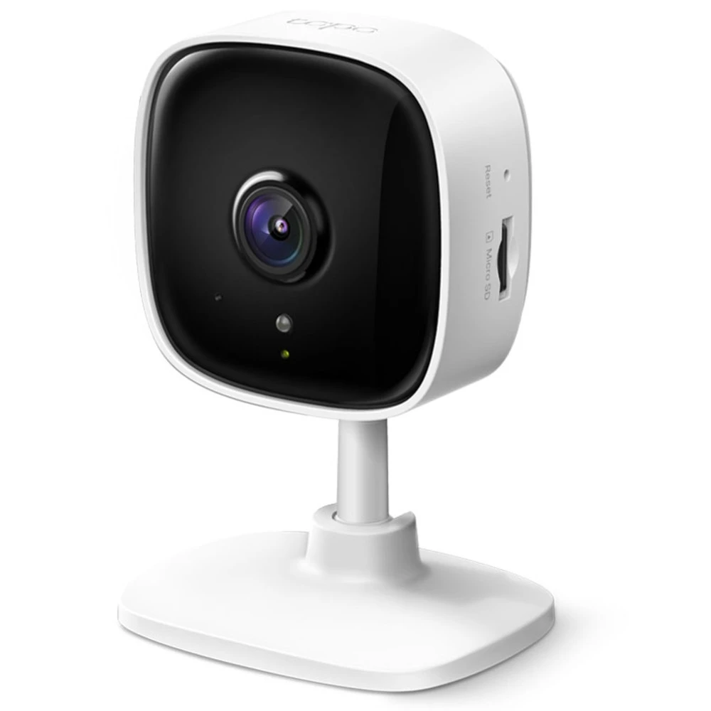 IP видеокамера TP-Link (SOHO) Tapo C100(EU) Настольная, Внутренней установки, WiFi, Фиксированный объектив, 3.3 мм, 1/3.2“, 2 Мп ~ 1920×1080 Full HD