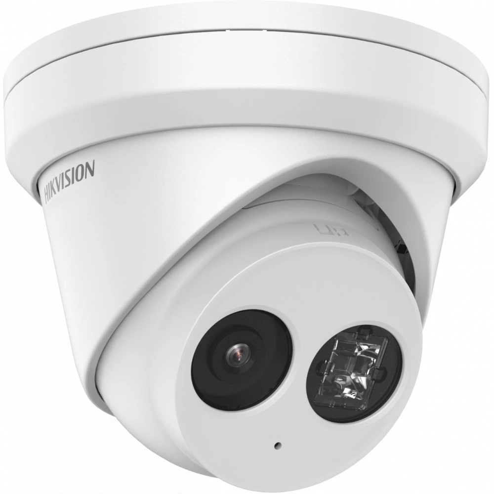 IP видеокамера Hikvision DS-2CD2383G2-IU(2.8mm) Купольная, Внутренней установки, Проводная, Фиксированный объектив, 2.8 мм, 1/2.8", 8 Мп ~ 3840×2160 4K UHD или Ultra HD
