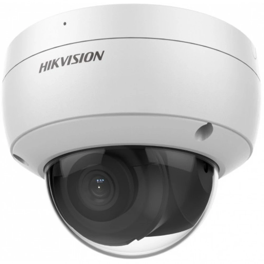 IP видеокамера Hikvision DS-2CD2123G2-IU(4MM) Купольная, Уличная, Проводная, Фиксированный объектив, 4 мм, 1/2.8", 2 Мп ~ 1920×1080 Full HD