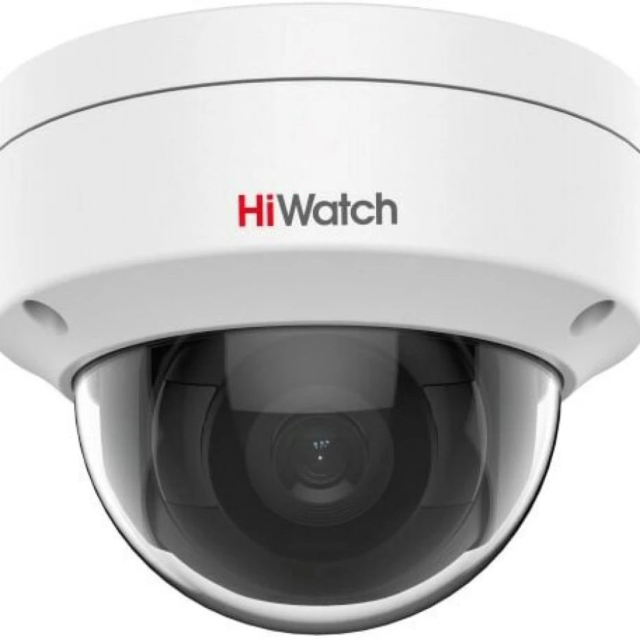 IP видеокамера HiWatch DS-I202(E)(2.8MM) Купольная, Уличная, Проводная, Фиксированный объектив, 2.8 мм, 1/2.7", 2 Мп ~ 1920×1080 Full HD
