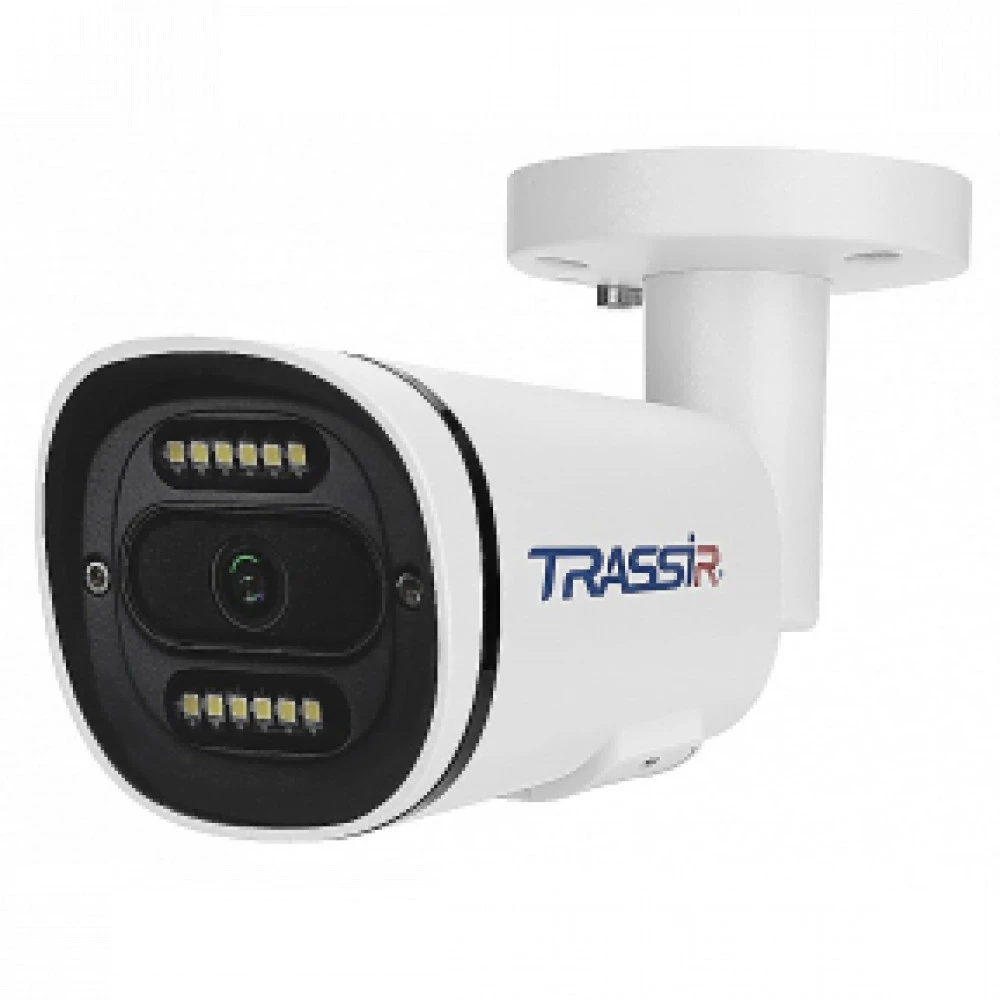 IP видеокамера Trassir TR-D2121CL3 Цилиндрическая, Уличная, Проводная, Фиксированный объектив, 4 мм, 1/2.8", 2 Мп ~ 1920×1080 Full HD