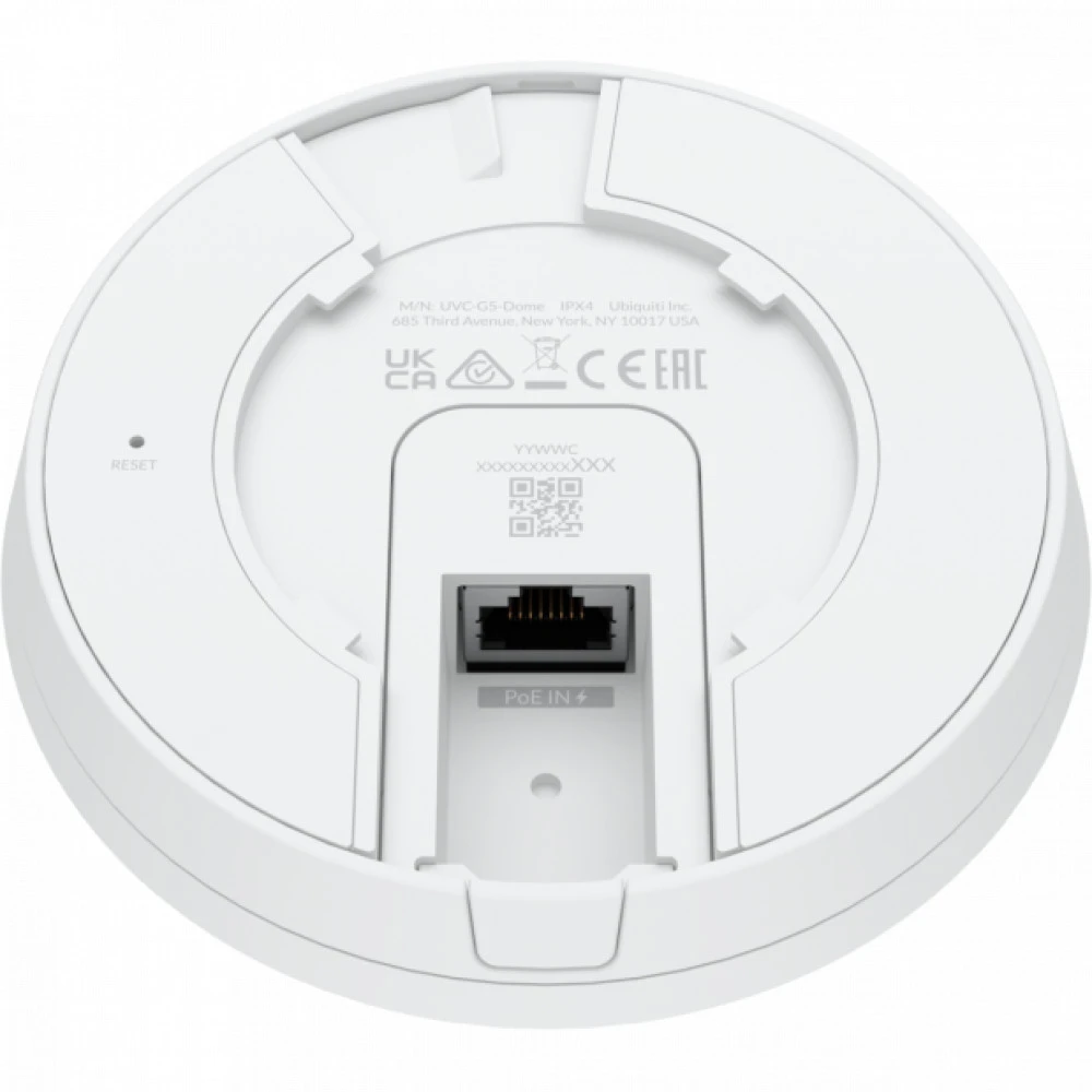 IP видеокамера Ubiquiti UVC-G5-Dome Купольная, Уличная, Проводная, Фиксированный объектив, 1/2.7", 5 Мп ~ 2688×1512