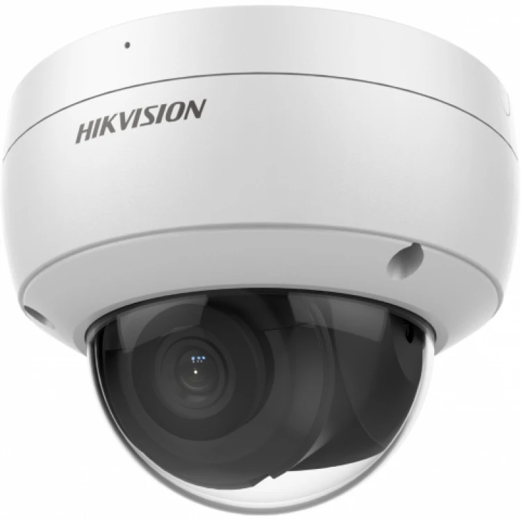 IP видеокамера Hikvision DS-2CD2123G2-IU(4mm)(D) Купольная, Уличная, Проводная, Фиксированный объектив, 4 мм, 1/2.8", 2 Мп ~ 1920×1080 Full HD