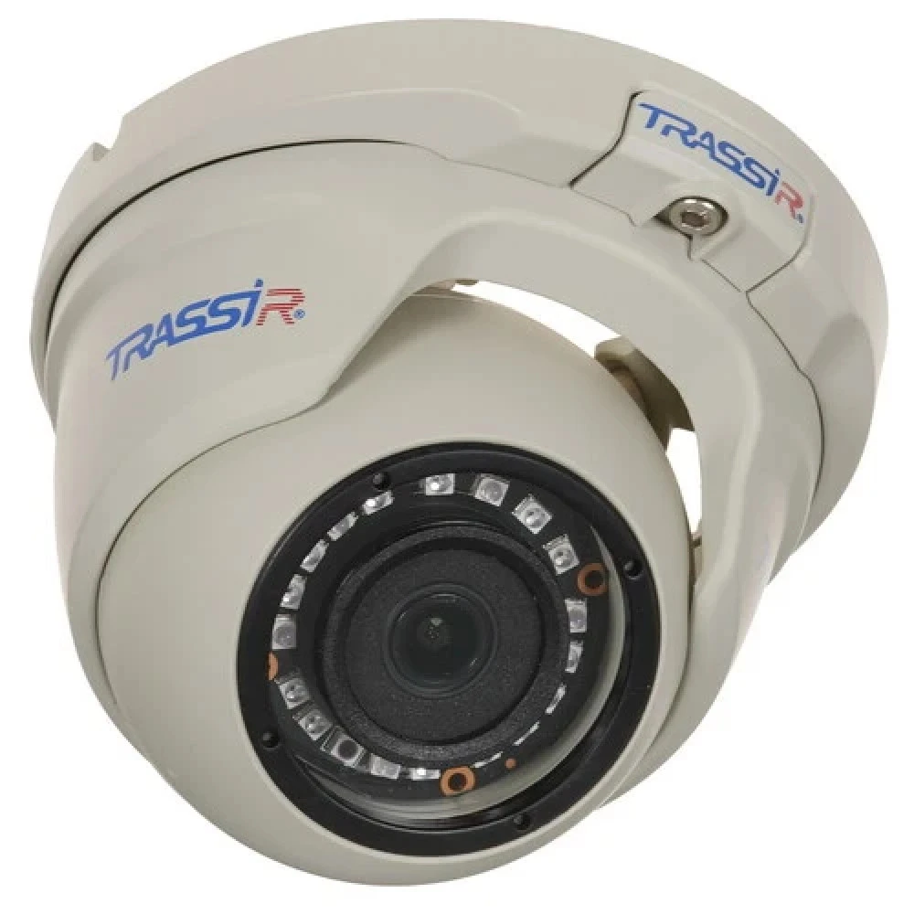 IP видеокамера Trassir TR-D4S5 Купольная, Уличная, Проводная, Фиксированный объектив, 2.8 мм, 1/2.7", 4 Мп ~ 2688×1520