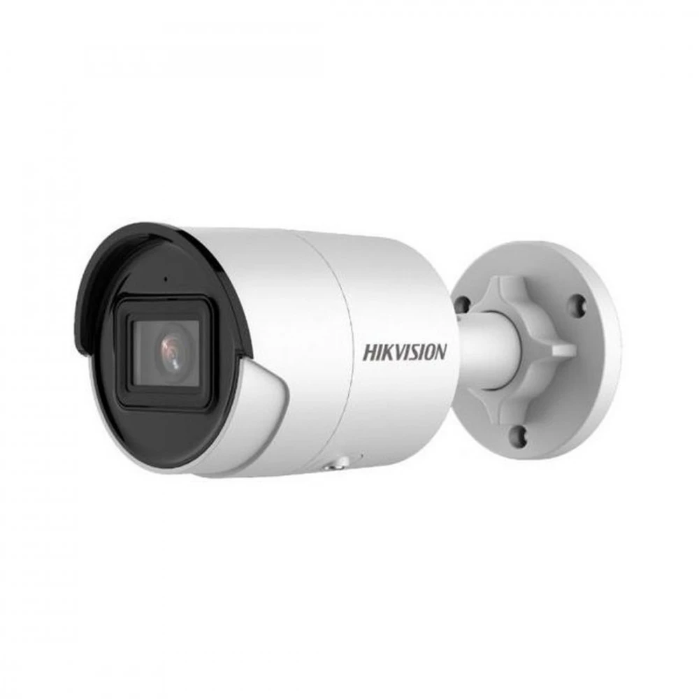 IP видеокамера Hikvision DS-2CD2023G2-IU(D) Цилиндрическая, Уличная, Проводная, Фиксированный объектив, 2.8 мм, 1/2.8", 2 Мп ~ 1920×1080 Full HD
