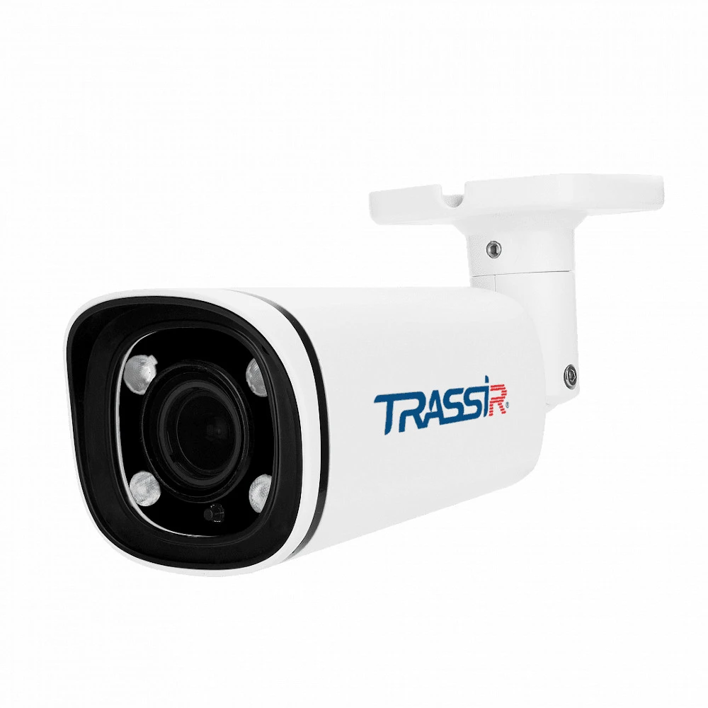 IP видеокамера Trassir TR-D2123IR6 v6 Цилиндрическая, Уличная, Проводная, Моторизованный объектив, 2.7 ~ 13.5 мм, 1/2.7", 2 Мп ~ 1920×1080 Full HD