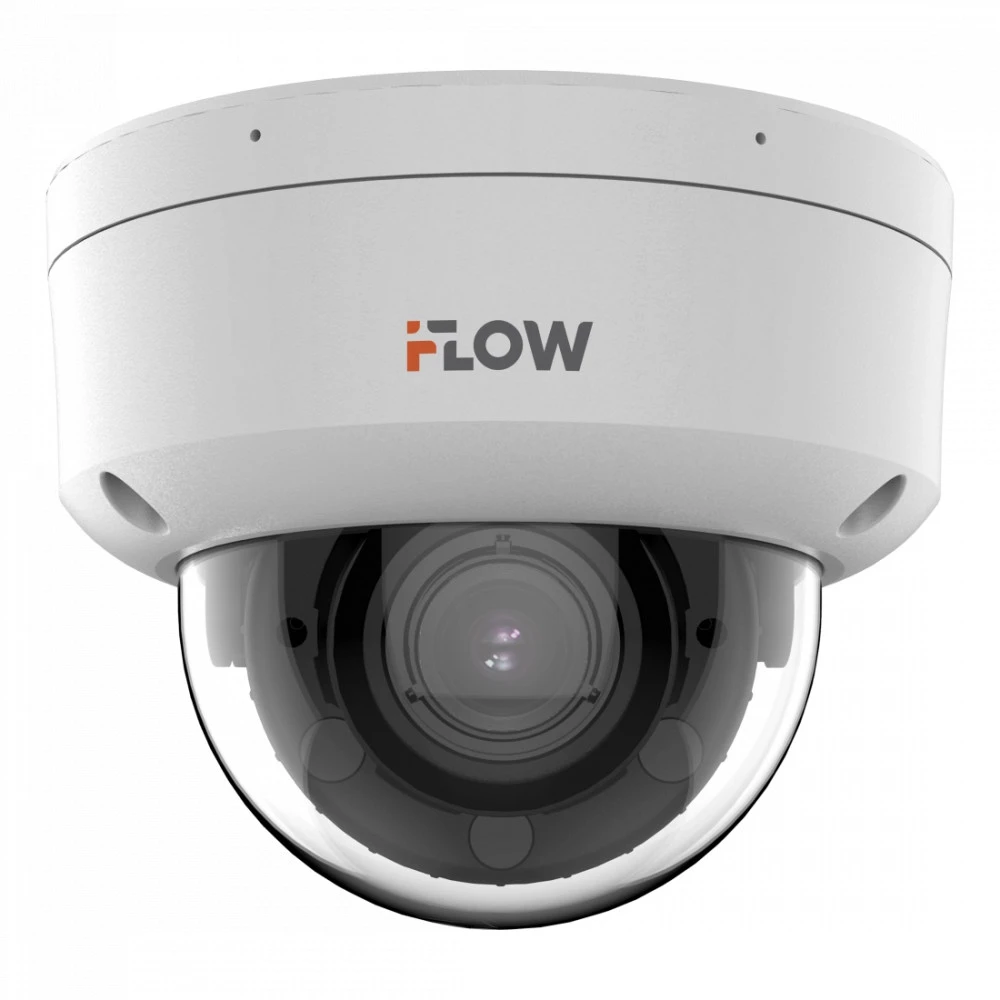 IP видеокамера iFlow F-IC-2722C2MSZ4 (2.8–12 мм) 311329083 Купольная, Уличная, Проводная, Моторизованный объектив, 2.8 - 12 мм, 1/2.7", 2 Мп ~ 1920×1080 Full HD