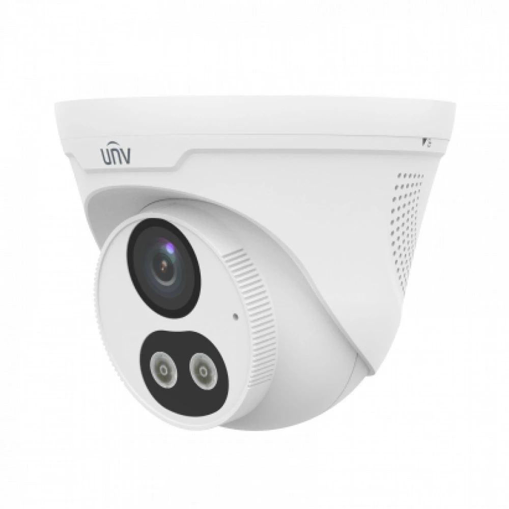 IP видеокамера UNIVIEW IPC3612LE-ADF28KC-DL Сферическая, Уличная, Проводная, Фиксированный объектив, 2.8 мм, 1/2.8", 2 Мп ~ 1920×1080 Full HD
