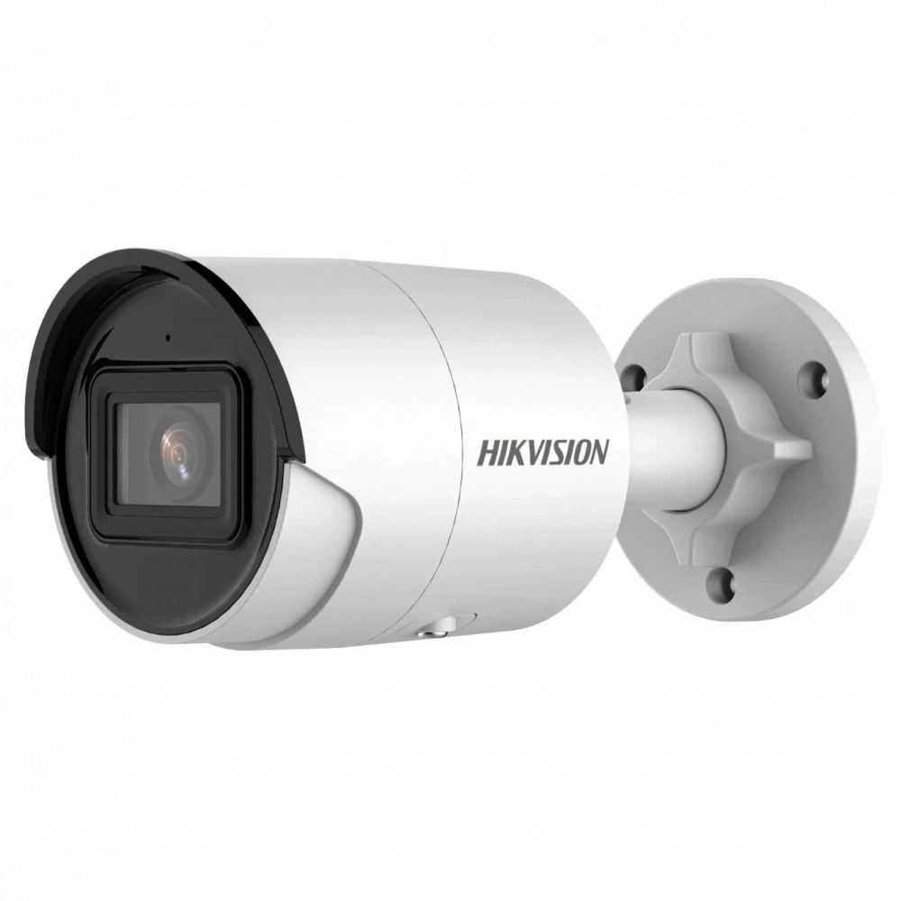 IP видеокамера Hikvision DS-2CD2023G2-IU(D)(2.8mm) Цилиндрическая, Уличная, Проводная, Фиксированный объектив, 4 мм, 1/2.8", 2 Мп ~ 1920×1080 Full HD
