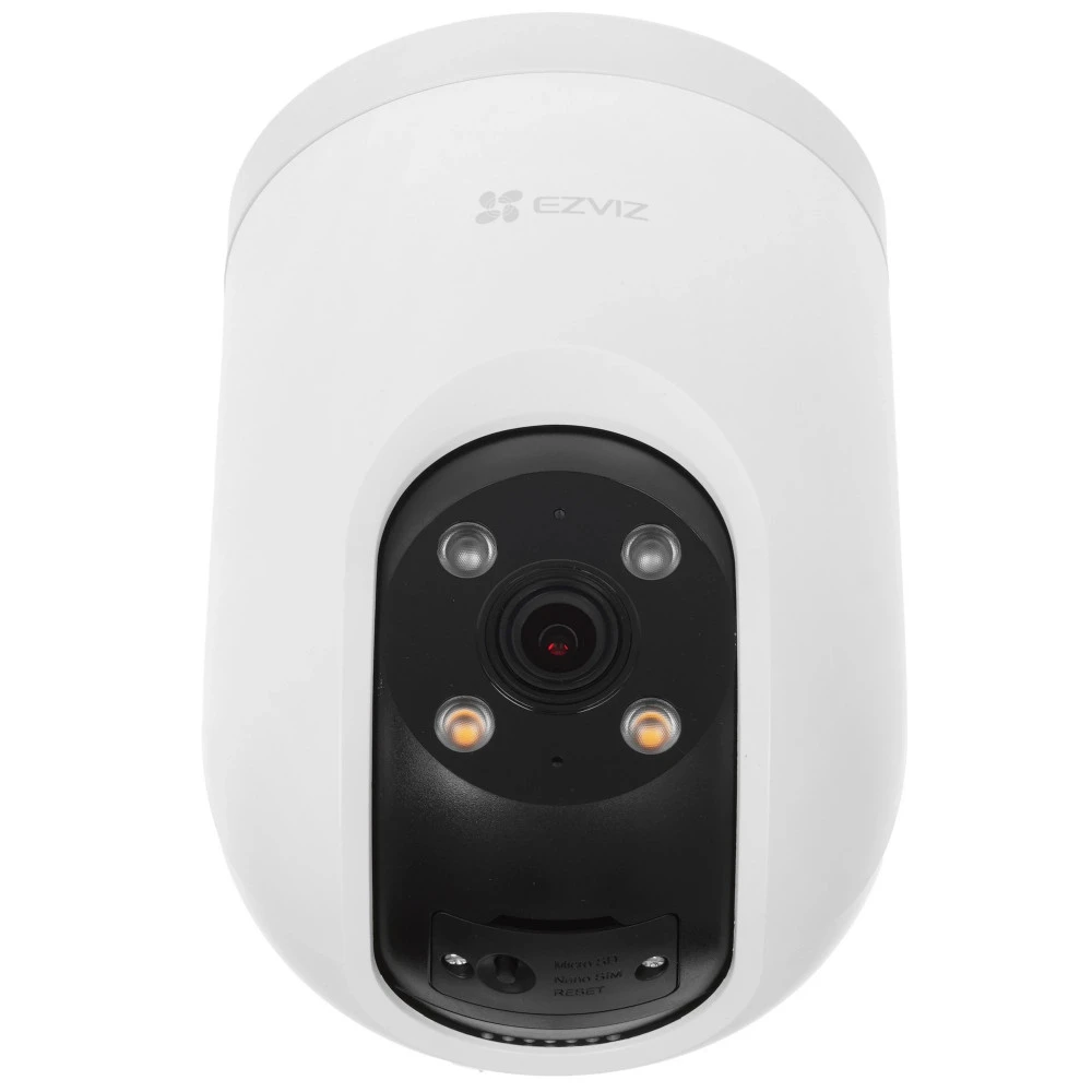 IP видеокамера EZVIZ H8c 4G CS-H8C-R200-1K3KFL4GA PTZ-поворотная, Уличная, 4G-Модуль, Фиксированный объектив, 4 мм, 1/2.8", 3 Мп ~ 2304x1296