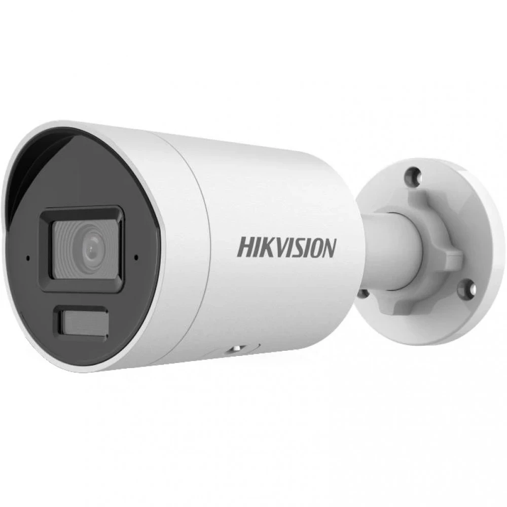 IP видеокамера Hikvision DS-2CD2023G2-LI2U DS-2CD2023G2-LI2U(2.8MM) Цилиндрическая, Уличная, Проводная, Фиксированный объектив, 2.8 мм, 1/2.7", 2 Мп ~ 1920×1080 Full HD