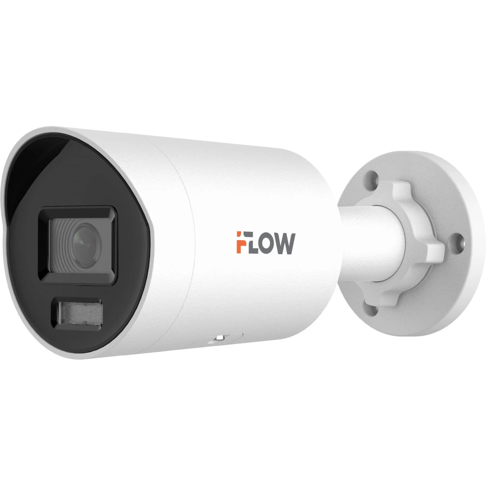 IP видеокамера iFlow F-IC-2182C2M 311329315 Цилиндрическая, Уличная, Проводная, Фиксированный объектив, 2.8 мм, 1/2.8", 8 Мп ~ 3840×2160 4K UHD или Ultra HD