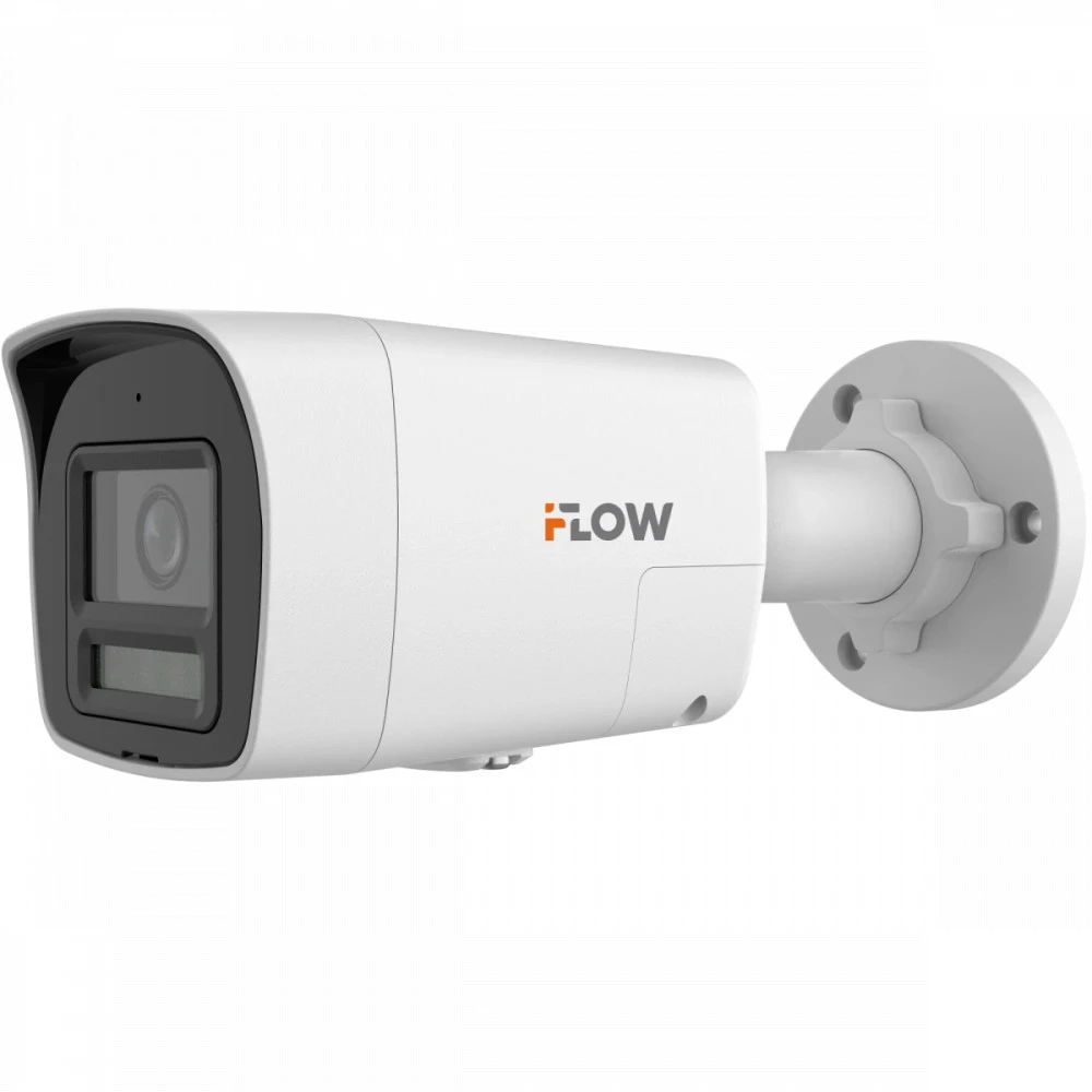 IP видеокамера iFlow F-IC-1149CM 311334906 Цилиндрическая, Уличная, Проводная, Фиксированный объектив, 2.8 мм, 1/3", 4 Мп ~ 2560×1440 Quad HD