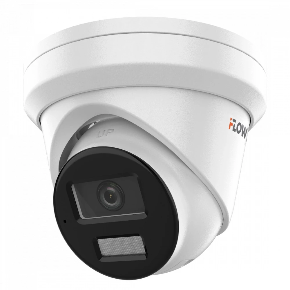 IP видеокамера iFlow F-IC-2342C2M 311329193 Купольная, Уличная, Проводная, Фиксированный объектив, 2.8 мм, 1/2.9", 4 Мп ~ 2688×1520
