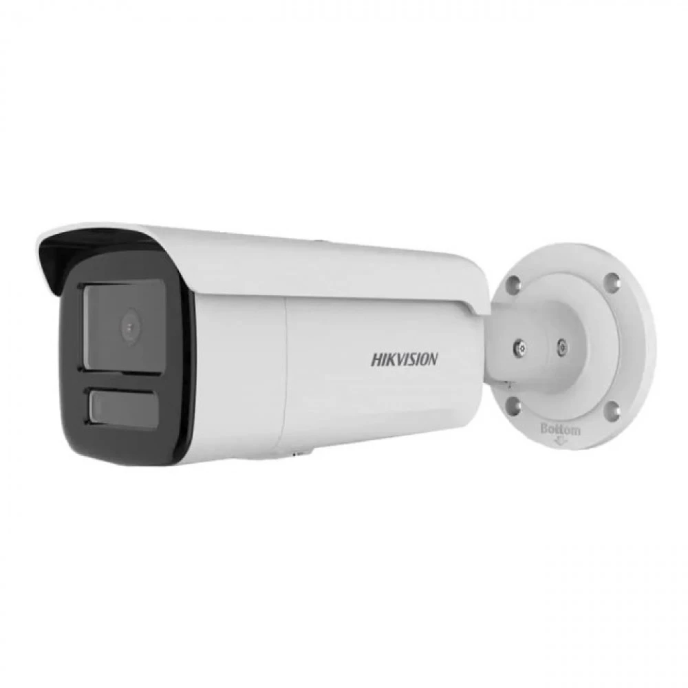 IP видеокамера Hikvision DS-2CD2T43G2-4LI(4MM) Цилиндрическая, Уличная, Проводная, Фиксированный объектив, 4 мм, 1/2.9", 4 Мп ~ 2688×1520