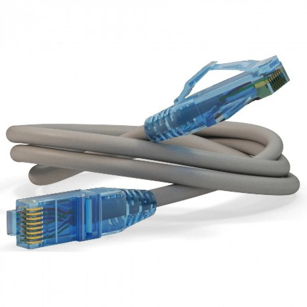 Патч-корд Hyperline PC-LPM-UTP-RJ45-RJ45-C6-1.5M-LSZH-GY