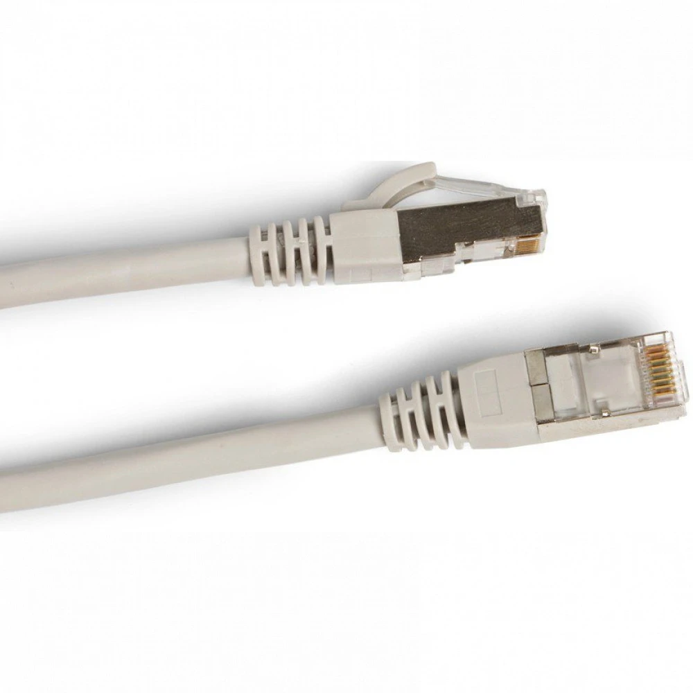 Патч-корд Hyperline PC-LPM-STP-RJ45-RJ45-C6a-0.5M-LSZH-GY