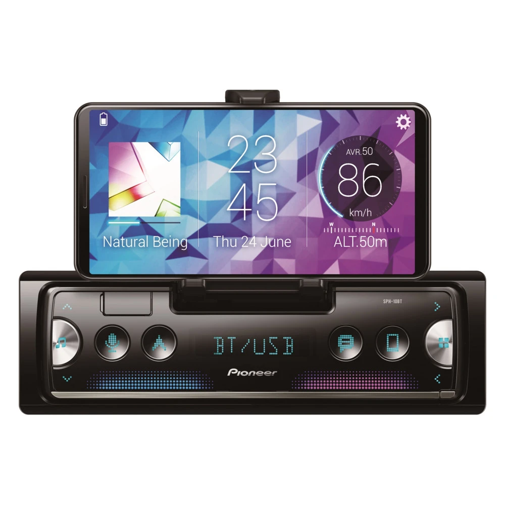 Pioneer Автомагнитола SPH-10BT 1DIN 4x50Вт