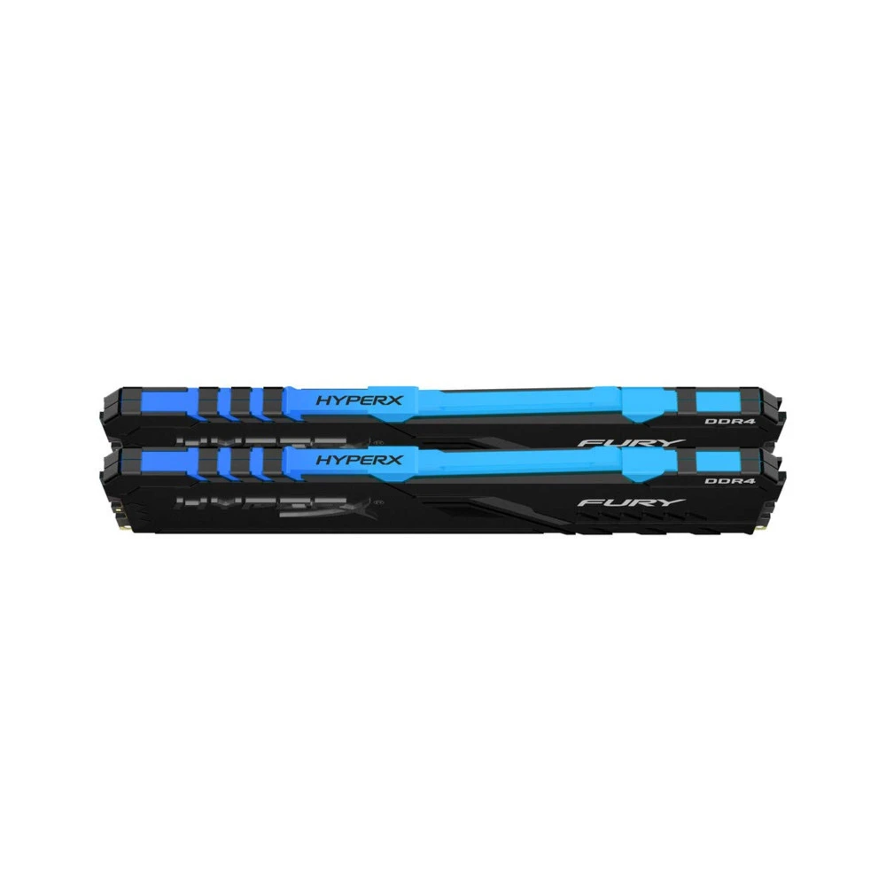 ОЗУ Kingston HyperX Fury 16GB 2400MHz DDR4 CL15 DIMM (Kit of 2) HX424C15FB3AK2/16 DIMM, DDR4, 16 Гб (2 х 8 Гб), 2400 МГц