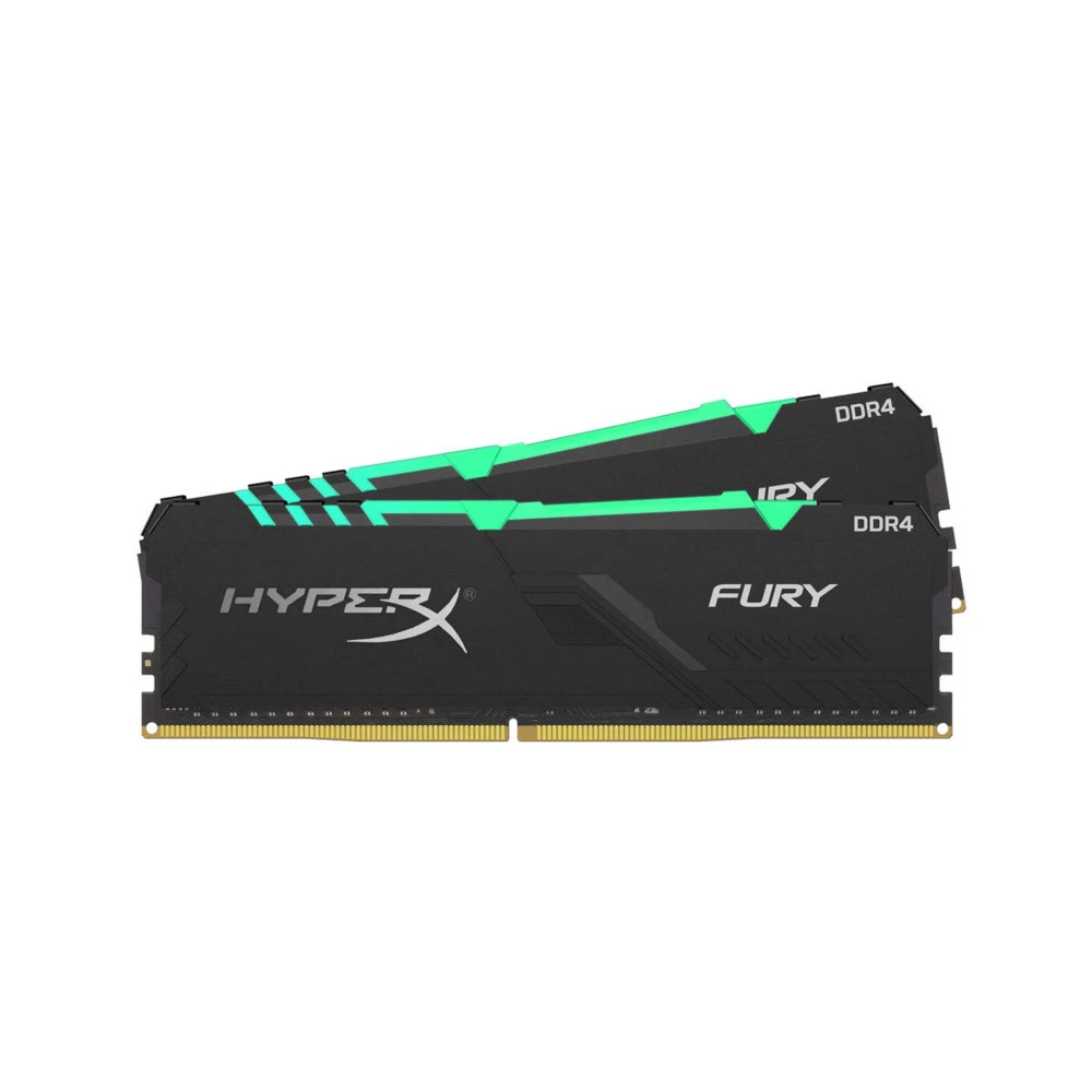 ОЗУ Kingston HyperX Fury 32GB 2400MHz DDR4 CL15 DIMM (Kit of 2) HX424C15FB3AK2/32 DIMM, DDR4, 32 Гб (2 х 16 Гб), 2400 МГц