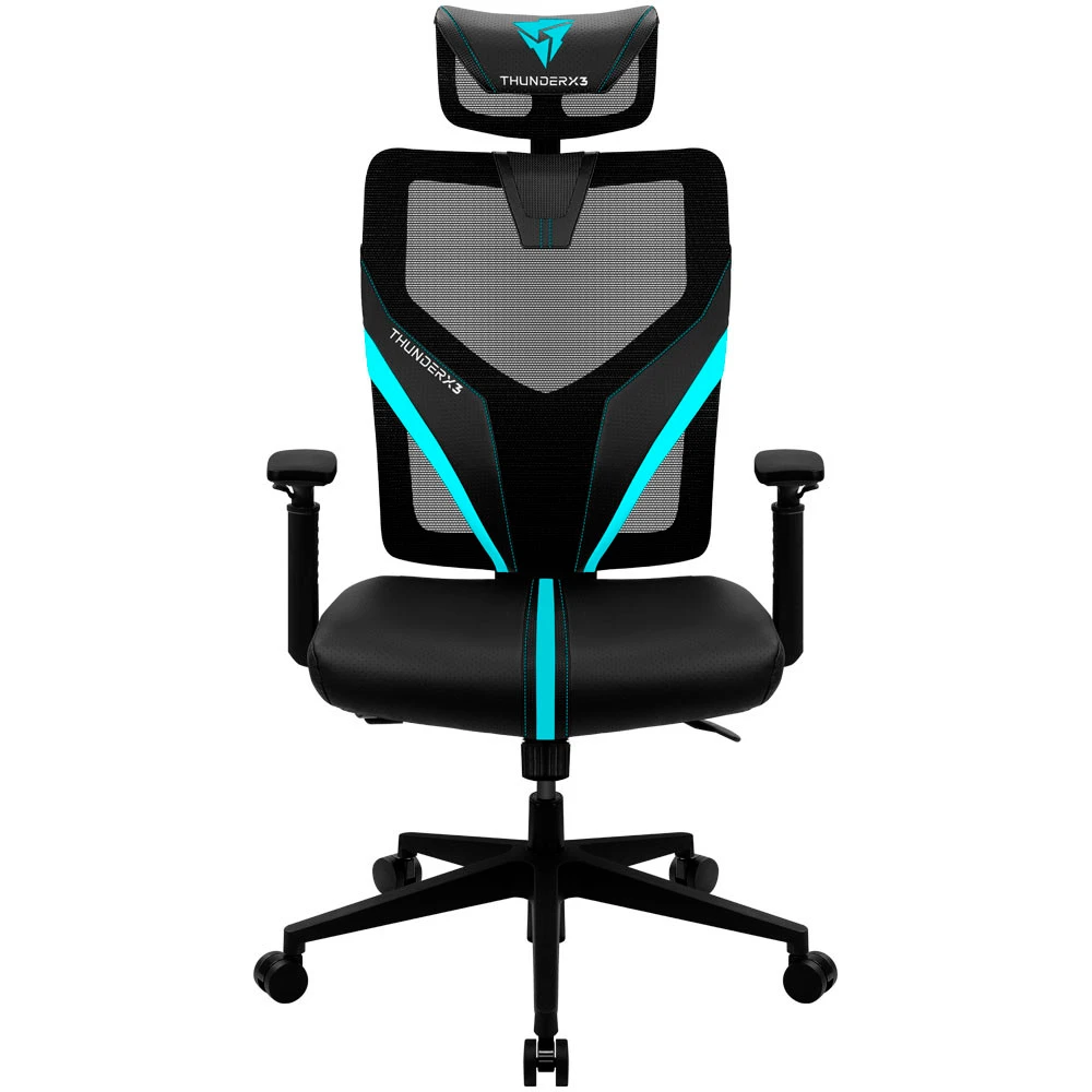Компьютерное кресло ThunderX3 YAMA1 Black/Cyan TX3-YAMA1BC
