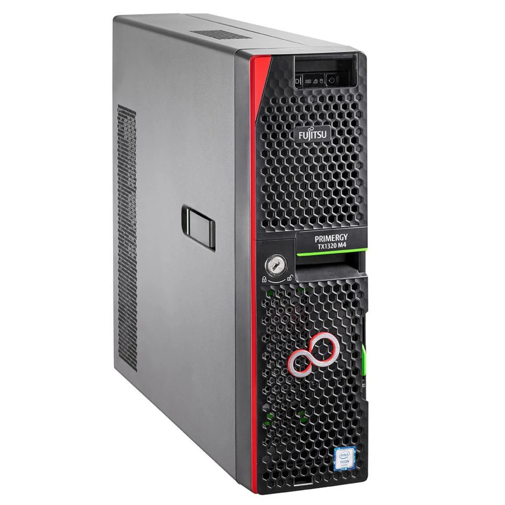 Сервер Fujitsu TX1320 VFY:T1324SC010IN Tower, Xeon E-2136, 3300 МГц, 6, 12, 1 x 16 ГБ, SFF 2.5"