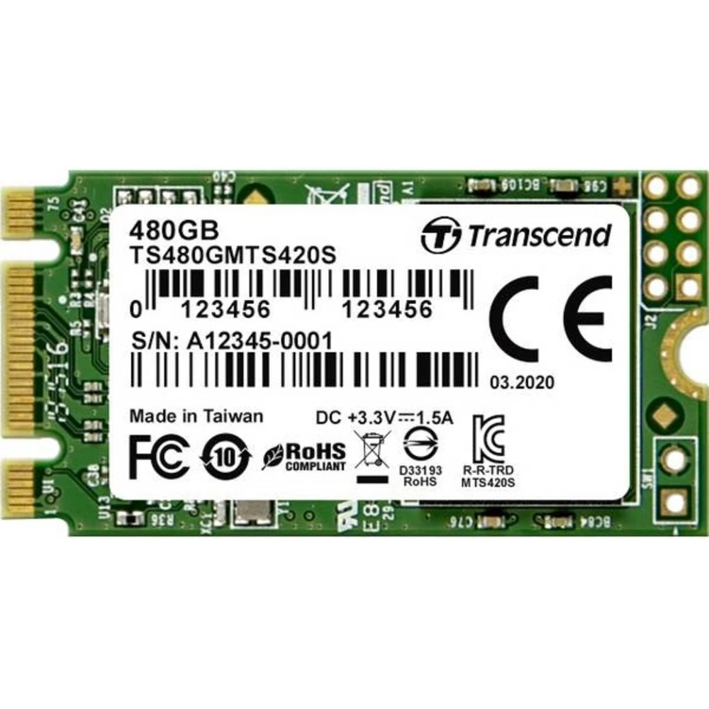 Жесткий диск Transcend MTS420 TS480GMTS420S SSD (твердотельные), 480 ГБ, M.2, SATA