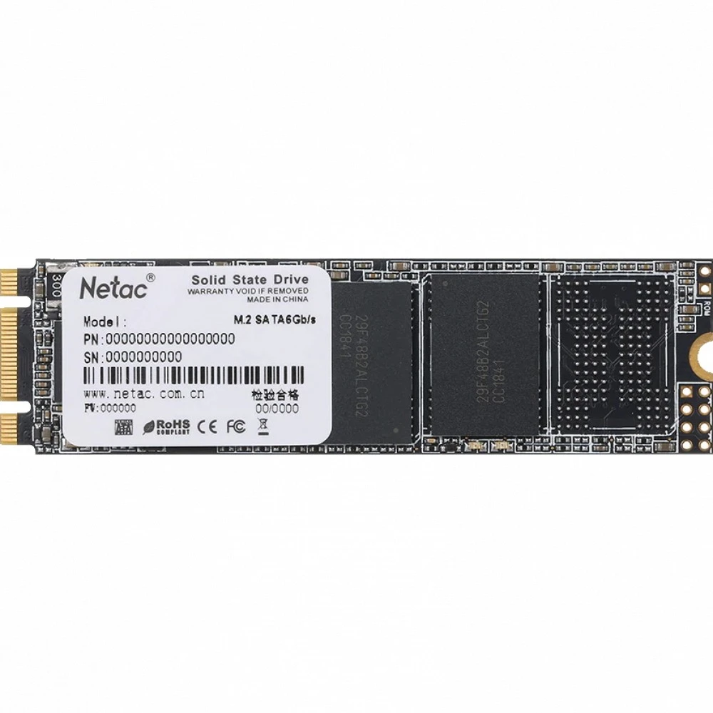 Жесткий диск Netac N535N NT01N535N-002T-N8X SSD (твердотельные), 2 ТБ, M.2, SATA